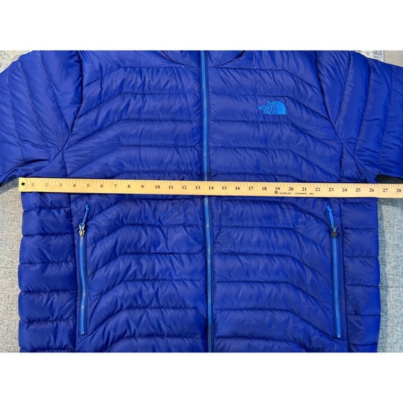 The North Face Mens Blue 500 Fill Down Jacket Puffer Coat Puffer Size XXL - Picture 9 of 10